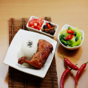 蜜汁雞腿飯